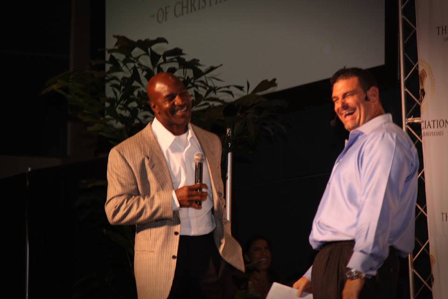 Marc Feinberg with Evander Holyfield